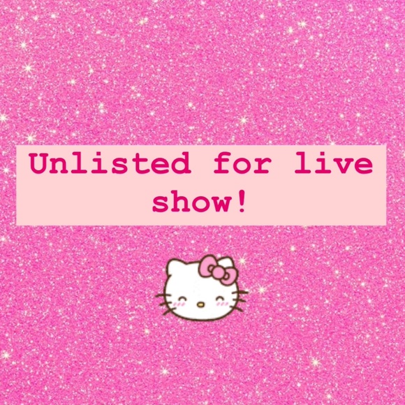 Unlisted for live show! - Picture 1 of 1